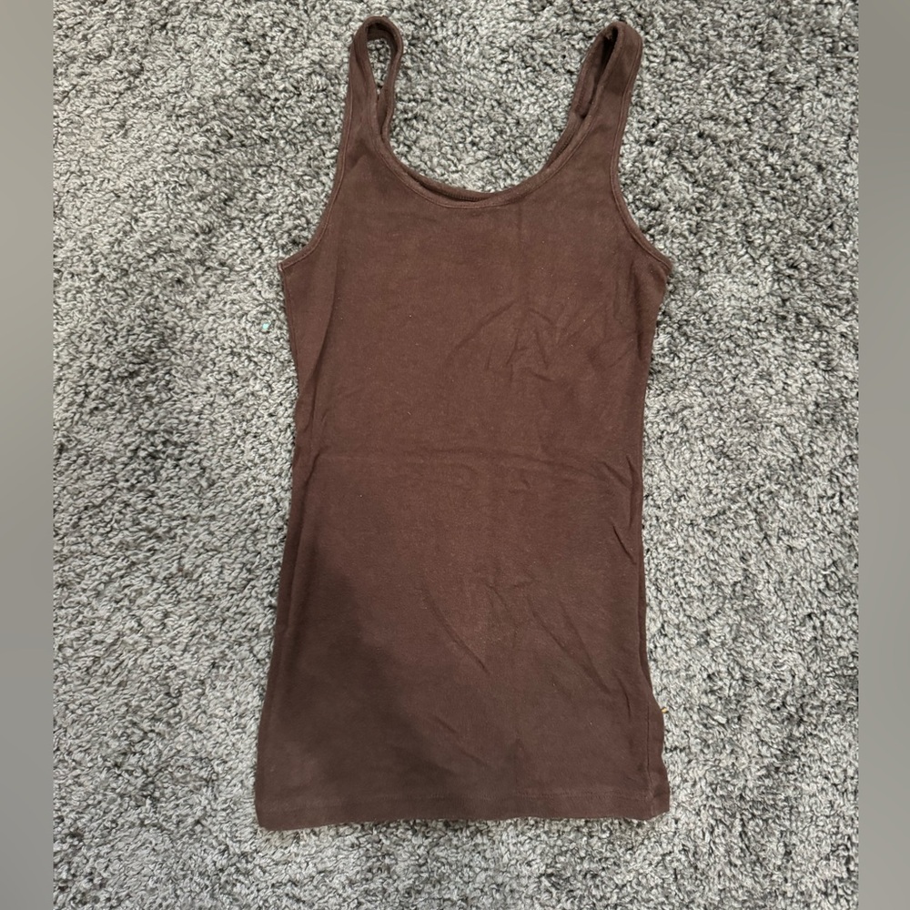 Derek Heart brown tank top